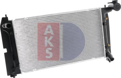 AKS Dasis 212029N - Радіатор, охолодження двигуна autozip.com.ua
