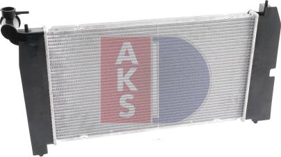 AKS Dasis 212029N - Радіатор, охолодження двигуна autozip.com.ua