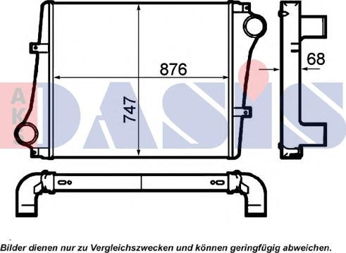 AKS Dasis 287008N - Інтеркулер autozip.com.ua