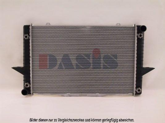 AKS Dasis 220540N - Радіатор, охолодження двигуна autozip.com.ua