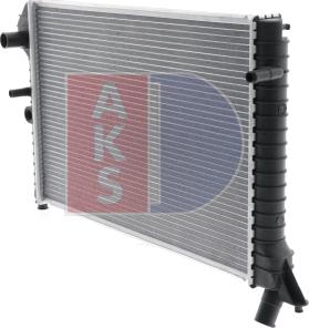 AKS Dasis 220050N - Радіатор, охолодження двигуна autozip.com.ua