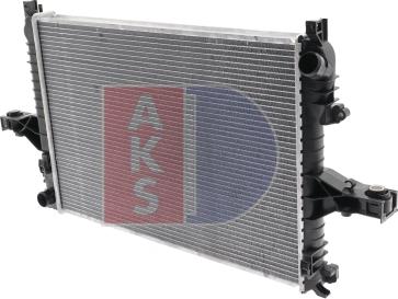 AKS Dasis 220025N - Радіатор, охолодження двигуна autozip.com.ua