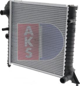AKS Dasis 220070N - Радіатор, охолодження двигуна autozip.com.ua