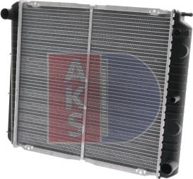 AKS Dasis 220750N - Радіатор, охолодження двигуна autozip.com.ua