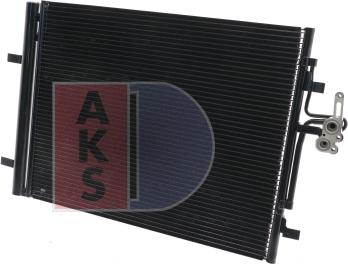 AKS Dasis 222009N - Конденсатор, кондиціонер autozip.com.ua