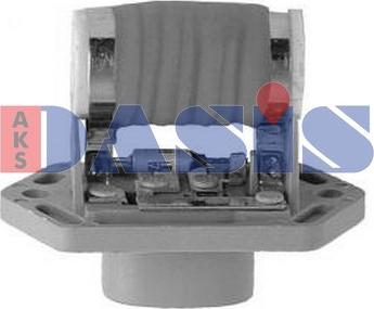 AKS Dasis 740251N - Додатковий резистор, електромотор - вентилятор радіатора autozip.com.ua