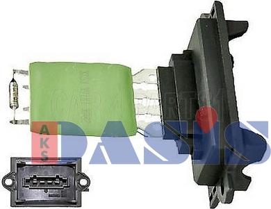 AKS Dasis 740237N - Опір, реле, вентилятор салону autozip.com.ua
