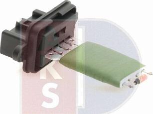 AKS Dasis 740228N - Опір, реле, вентилятор салону autozip.com.ua