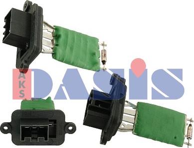 AKS Dasis 740227N - Опір, реле, вентилятор салону autozip.com.ua