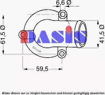AKS Dasis 751948N - Термостат, охолоджуюча рідина autozip.com.ua