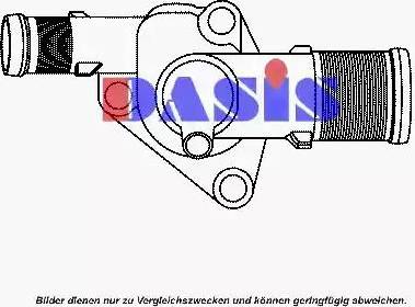 AKS Dasis 751824N - Термостат, охолоджуюча рідина autozip.com.ua