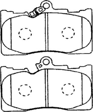 Akyoto AKD-30410 - Гальмівні колодки, дискові гальма autozip.com.ua