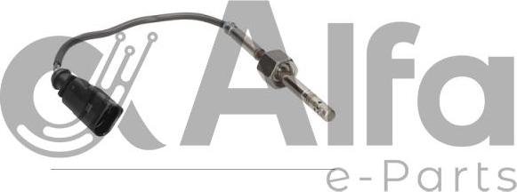 Alfa e-Parts AF09903 - Датчик, температура вихлопних газів autozip.com.ua