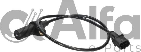 Alfa e-Parts AF04720 - Датчик імпульсів, колінчастий вал autozip.com.ua