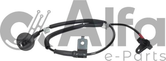 Alfa e-Parts AF00931 - Датчик ABS, частота обертання колеса autozip.com.ua