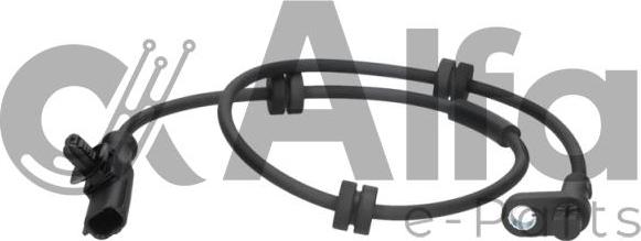 Alfa e-Parts AF00847 - Датчик ABS, частота обертання колеса autozip.com.ua