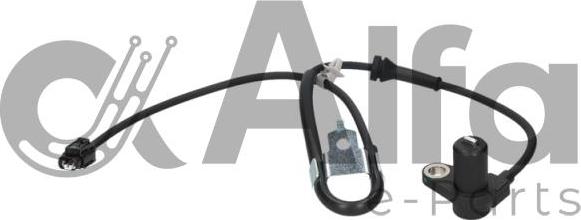 Alfa e-Parts AF01525 - Датчик ABS, частота обертання колеса autozip.com.ua