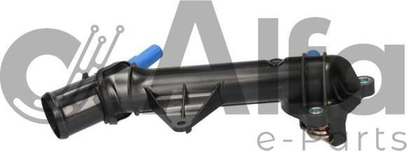 Alfa e-Parts AF08022 - Термостат, охолоджуюча рідина autozip.com.ua