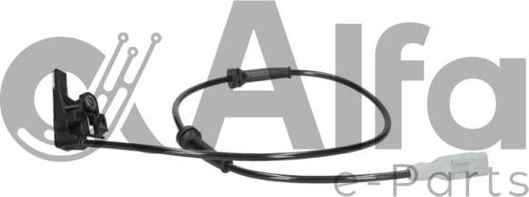 Alfa e-Parts AF03868 - Датчик ABS, частота обертання колеса autozip.com.ua