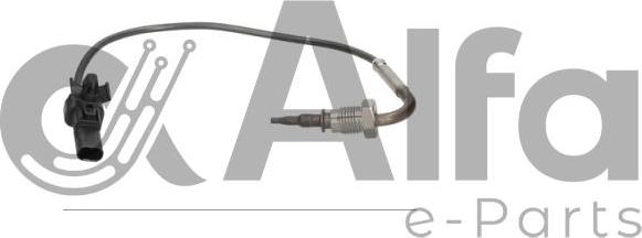 Alfa e-Parts AF13752 - Датчик, температура вихлопних газів autozip.com.ua