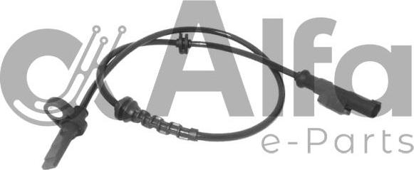 Alfa e-Parts AF12371 - Датчик ABS, частота обертання колеса autozip.com.ua