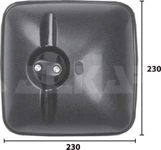 Alkar 9421150 - Широкий дзеркало autozip.com.ua