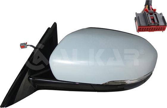 Alkar 9043046 - Зовнішнє дзеркало autozip.com.ua