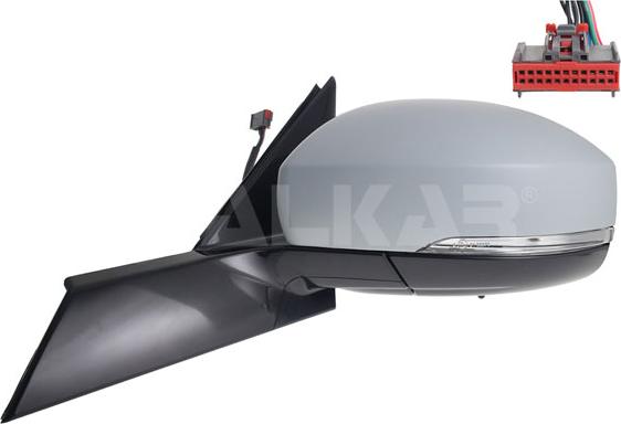 Alkar 9039081 - Зовнішнє дзеркало autozip.com.ua