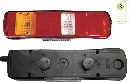 Alkar 9702025 - Задній ліхтар autozip.com.ua