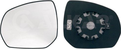 Alkar 6401858 - Дзеркальне скло, зовнішнє дзеркало autozip.com.ua