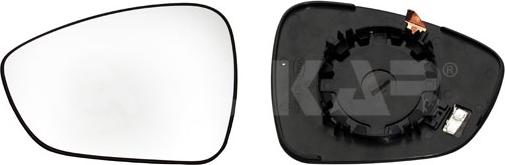 Alkar 6431886 - Дзеркальне скло, зовнішнє дзеркало autozip.com.ua