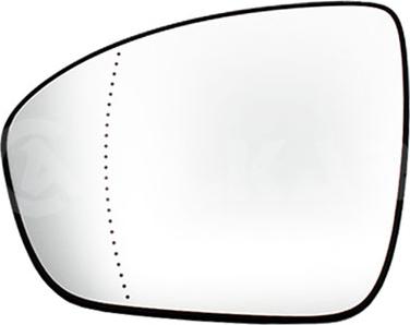 Alkar 6471202 - Дзеркальне скло, зовнішнє дзеркало autozip.com.ua