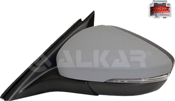 Alkar 6141471 - Зовнішнє дзеркало autozip.com.ua