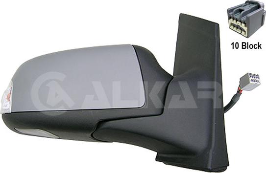 Alkar 6154400 - Зовнішнє дзеркало autozip.com.ua