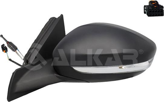 Alkar 6164312 - Зовнішнє дзеркало autozip.com.ua