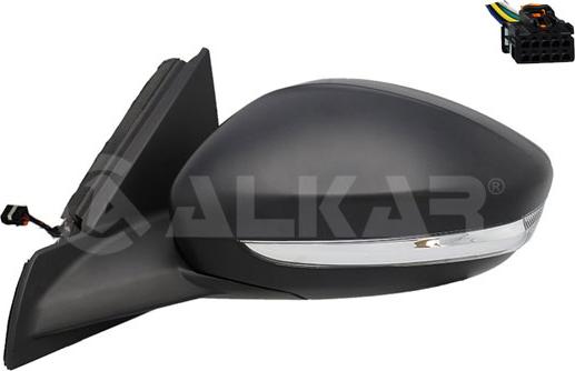 Alkar 6139726 - Зовнішнє дзеркало autozip.com.ua