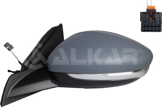 Alkar 6129312 - Зовнішнє дзеркало autozip.com.ua