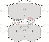 ALLIED NIPPON ADB0960 - Гальмівні колодки, дискові гальма autozip.com.ua