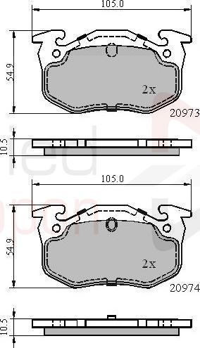 ALLIED NIPPON ADB0522 - Гальмівні колодки, дискові гальма autozip.com.ua
