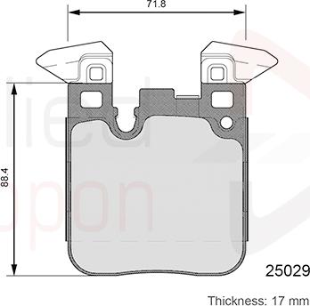 ALLIED NIPPON ADB06108 - Гальмівні колодки, дискові гальма autozip.com.ua