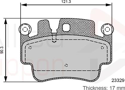 ALLIED NIPPON ADB06131 - Гальмівні колодки, дискові гальма autozip.com.ua