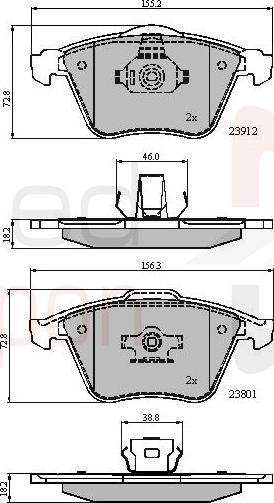 ALLIED NIPPON ADB01607 - Гальмівні колодки, дискові гальма autozip.com.ua