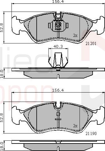 ALLIED NIPPON ADB01007 - Гальмівні колодки, дискові гальма autozip.com.ua