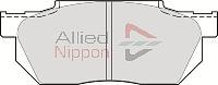 ALLIED NIPPON ADB0185 - Гальмівні колодки, дискові гальма autozip.com.ua