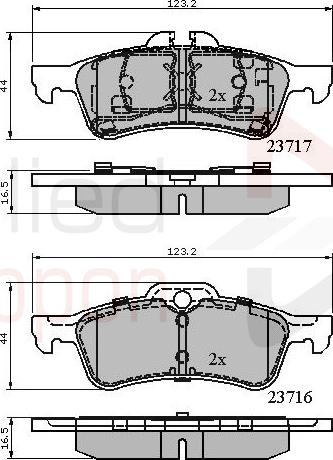 ALLIED NIPPON ADB01317 - Гальмівні колодки, дискові гальма autozip.com.ua