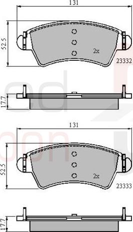 ALLIED NIPPON ADB01260 - Гальмівні колодки, дискові гальма autozip.com.ua