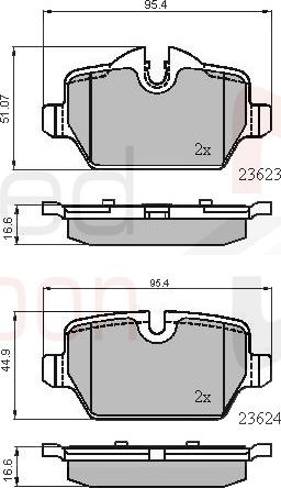 ALLIED NIPPON ADB01710 - Гальмівні колодки, дискові гальма autozip.com.ua