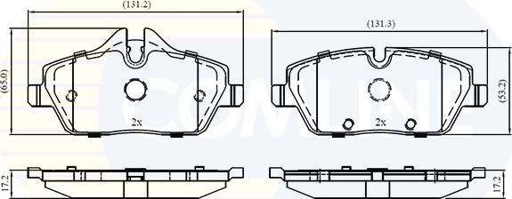 ALLIED NIPPON ADB02160 - Гальмівні колодки, дискові гальма autozip.com.ua