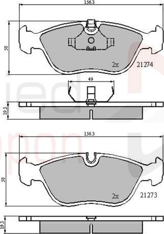 ALLIED NIPPON ADB0719 - Гальмівні колодки, дискові гальма autozip.com.ua