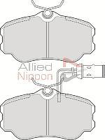 ALLIED NIPPON ADB1424 - Гальмівні колодки, дискові гальма autozip.com.ua